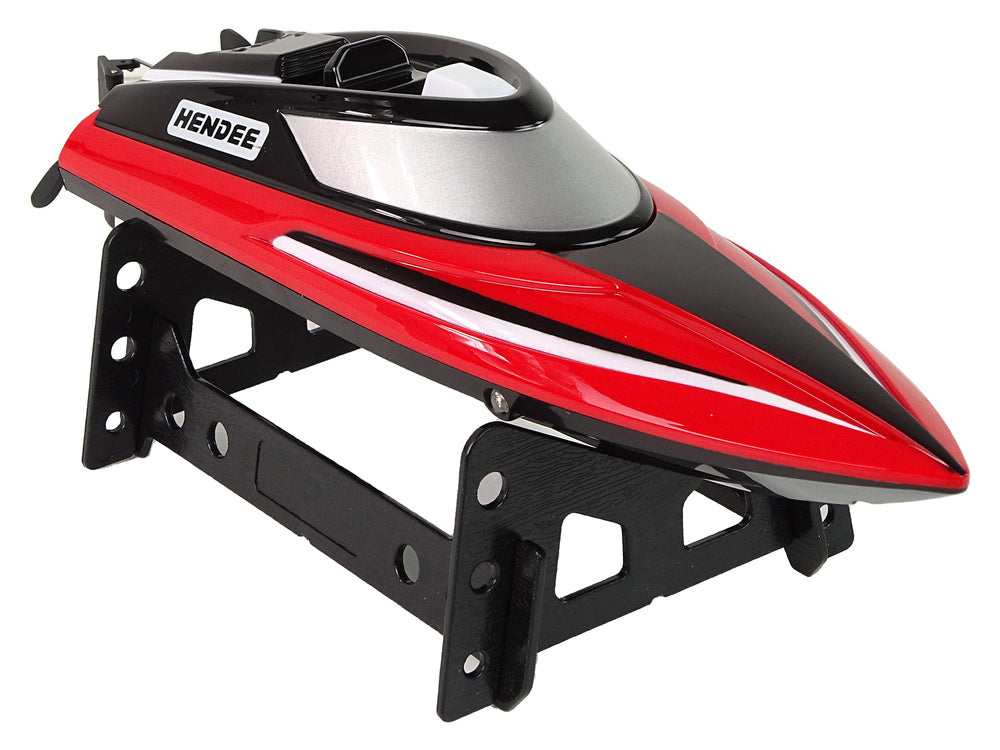 RC motorový člun na dálkové ovládání 2.4G 20 25 km/h červený