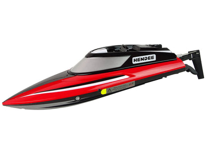 RC motorový člun na dálkové ovládání 2.4G 20 25 km/h červený