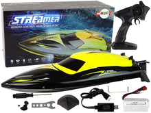 RC motorový člun na dálkové ovládání 2,4G 35 km/h žlutý
