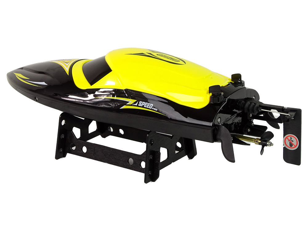 RC motorový člun na dálkové ovládání 2,4G 35 km/h žlutý