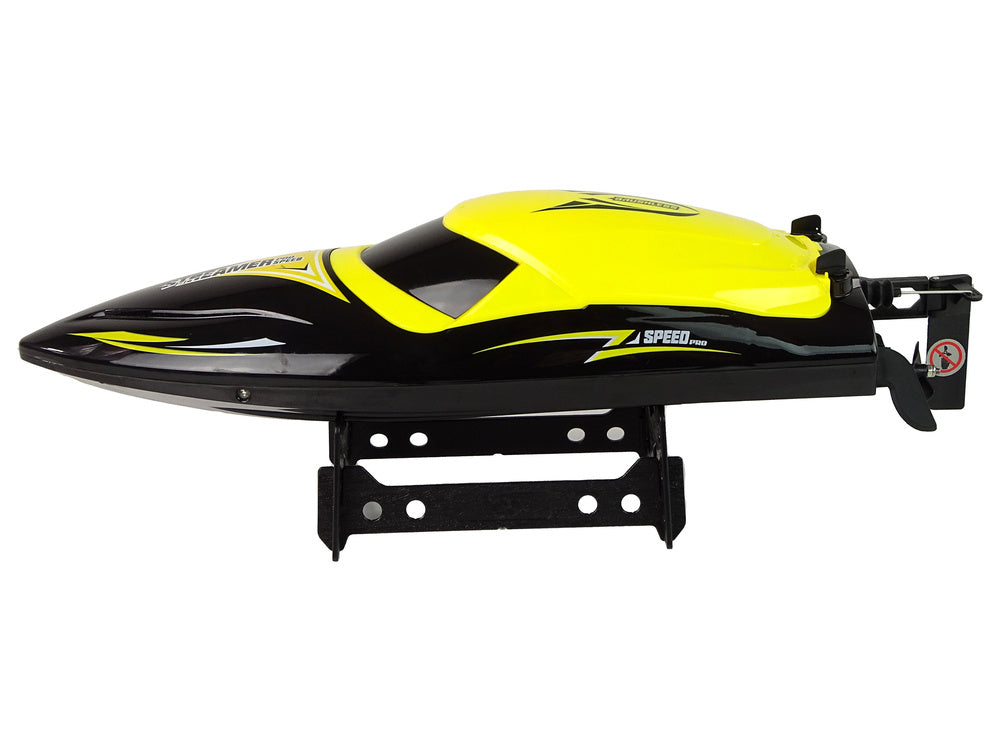 RC motorový člun na dálkové ovládání 2,4G 35 km/h žlutý