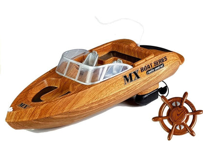 RC motorový člun na dálkové ovládání 27MHz s pilotem