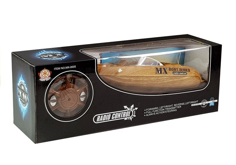 RC motorový člun na dálkové ovládání 27MHz s pilotem