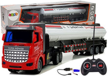 RC nákladní auto cisterna na dálkové ovládání 1:48 bílá