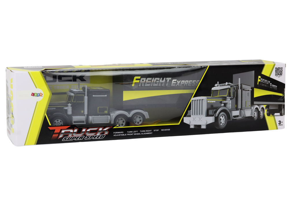 RC nákladní auto na dálkové ovládání – s LED světly | žluté
