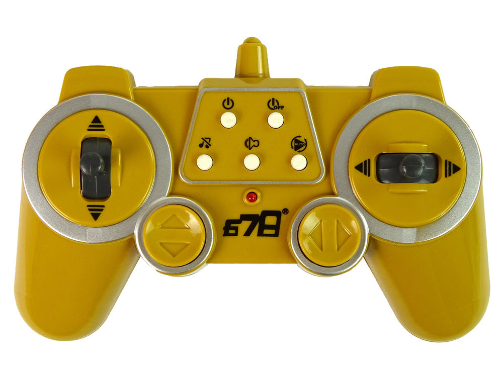 RC nákladní auto s jeřábem 1:20 pilot 2,4G zvuk světla žluté