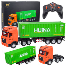 RC nákladní auto s kontejnerem a světly a zvuky 1:18 – HUINA