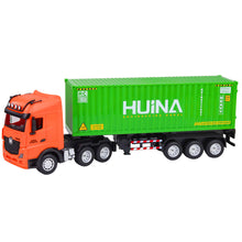 RC nákladní auto s kontejnerem a světly a zvuky 1:18 – HUINA