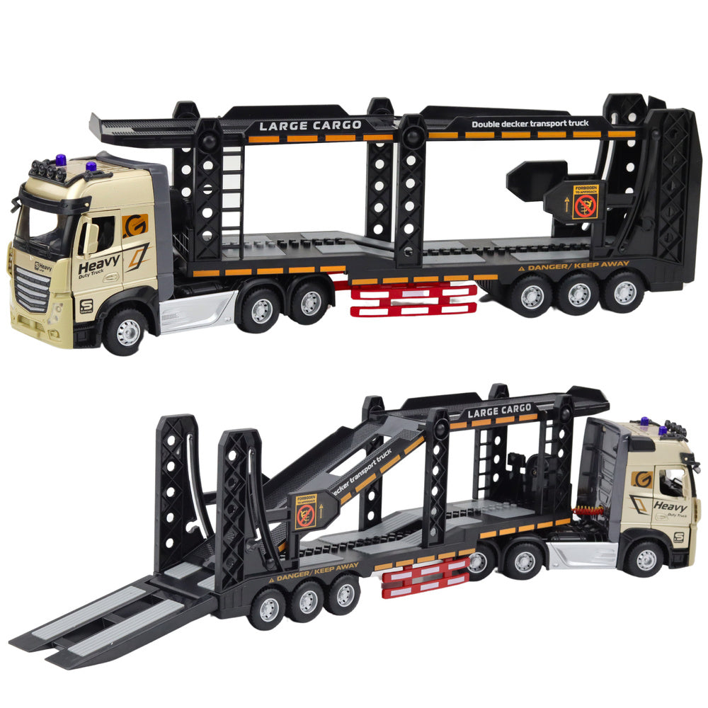 RC nákladní auto s návěsem na dálkové ovládání světla zvuky 1:24