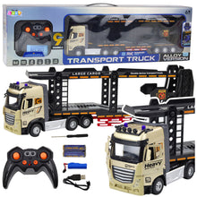 RC nákladní auto s návěsem na dálkové ovládání světla zvuky 1:24