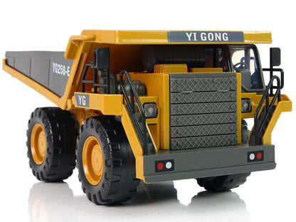 RC nákladní auto s vyklápěcí korbou – 2.4G pilot | žlutá