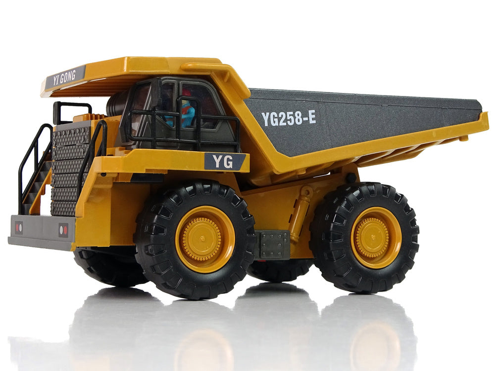 RC nákladní auto s vyklápěcí korbou – 2.4G pilot | žlutá