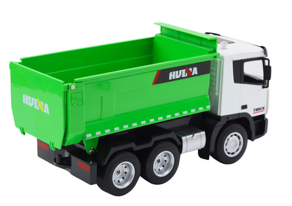 RC nákladní auto s vyklápěcím kontejnerem 1:18 zelené