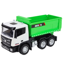 RC nákladní auto s vyklápěčkou zelené 1:18 – Huina