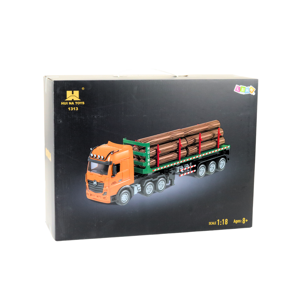 RC nákladní auto transporter dřeva 1:18 – se světly | Huina