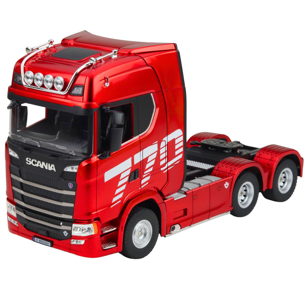 RC nákladní vůz Scania na dálkové ovládání červený 1:18 – Huina