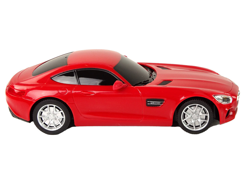 RC odtahové vozidlo s autíčkem Mercedes Benz 1:26 žluto červené