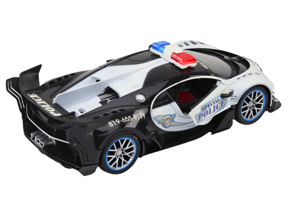 RC policejní auto 1:12 – s LED světly a dálkovým ovládáním