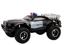 RC Policejní auto 1:8 – terénní na dálkové ovládání | černé