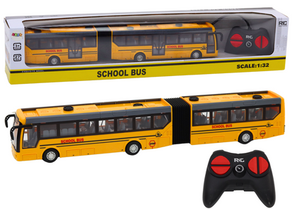 RC školní autobus na dálkové ovládání 1:32 žlutý