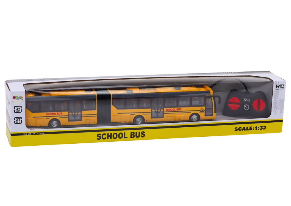 RC školní autobus na dálkové ovládání 1:32 žlutý