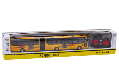 RC školní autobus na dálkové ovládání 1:32 žlutý