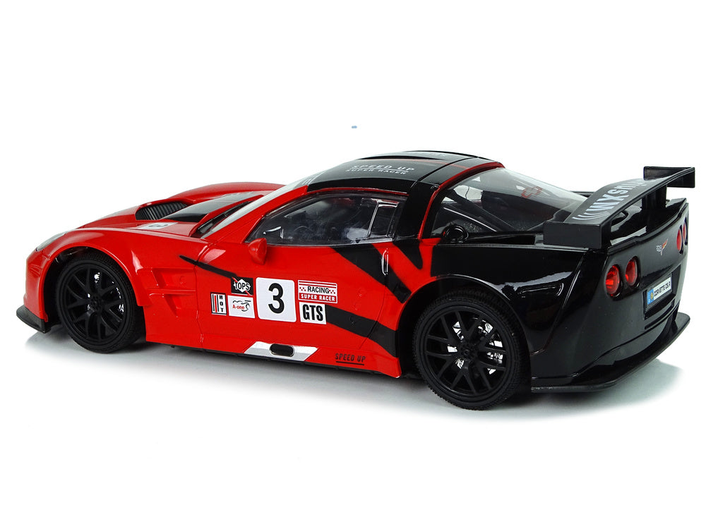 RC sportovní auto 1:18 s dálkovým ovládáním Corvette C6.R červené