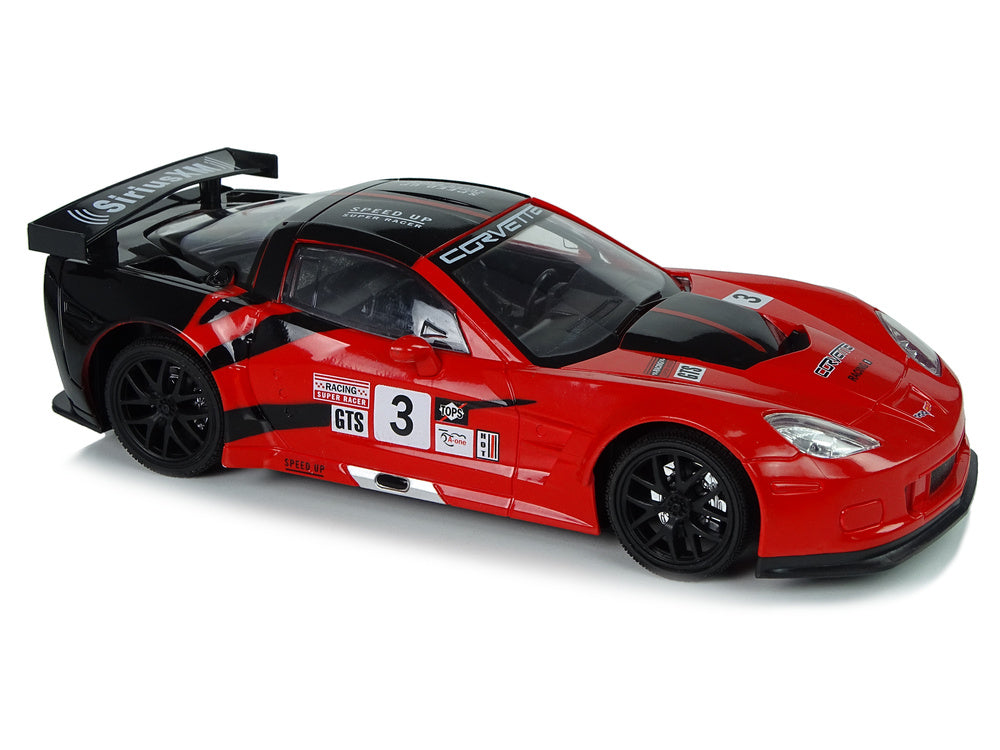 RC sportovní auto 1:18 s dálkovým ovládáním Corvette C6.R červené