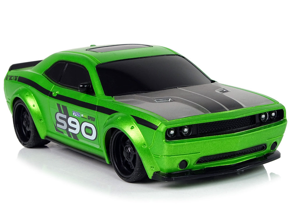 RC sportovní auto 1:24 s dálkovým ovládáním zelené