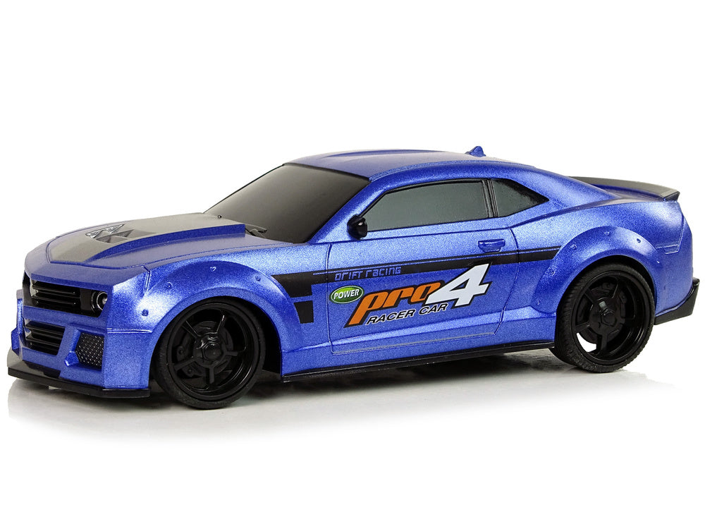 RC sportovní auto 1:24 s ovladačem a tónovanými skly modré
