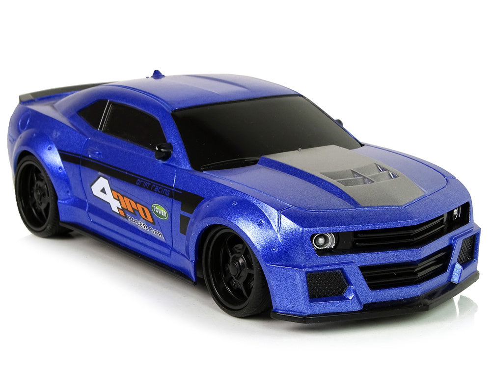 RC sportovní auto 1:24 s ovladačem a tónovanými skly modré