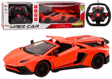 RC sportovní auto na dálkové ovládání 1:12 otvírací dveře oranžové