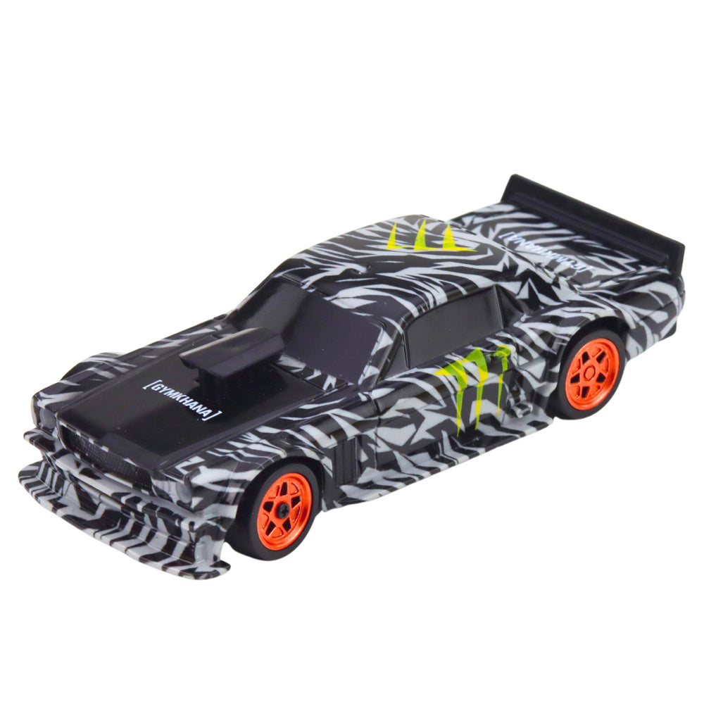 RC sportovní auto na driftování s kužely – černé 1:43