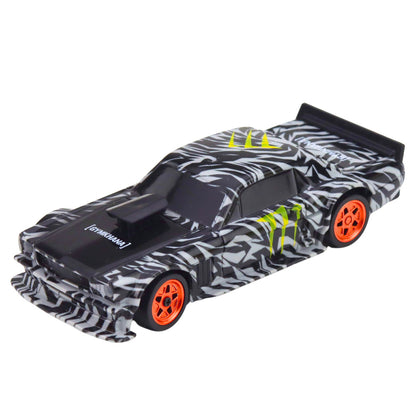 RC sportovní auto na driftování s kužely – černé 1:43