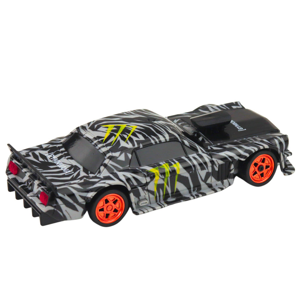 RC sportovní auto na driftování s kužely – černé 1:43