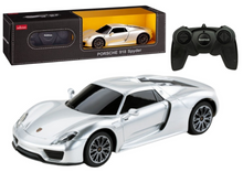 RC sportovní auto Porsche 918 Spyder stříbrné 1:24 – dálkově ovládané