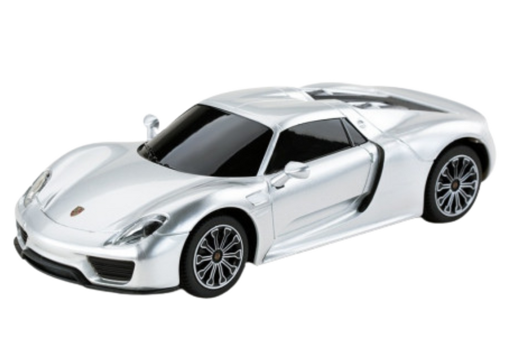 RC sportovní auto Porsche 918 Spyder stříbrné 1:24 – dálkově ovládané