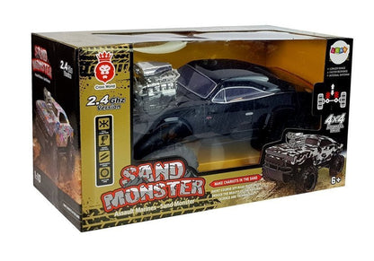 RC terénní auto 4x4 s dálkovým ovládáním 2.4G černé