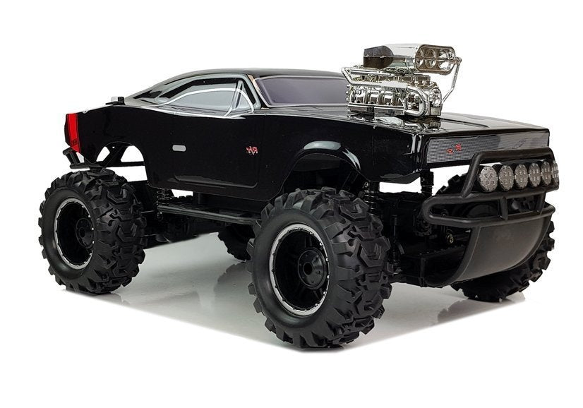 RC terénní auto 4x4 s dálkovým ovládáním 2.4G černé