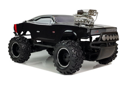 RC terénní auto 4x4 s dálkovým ovládáním 2.4G černé
