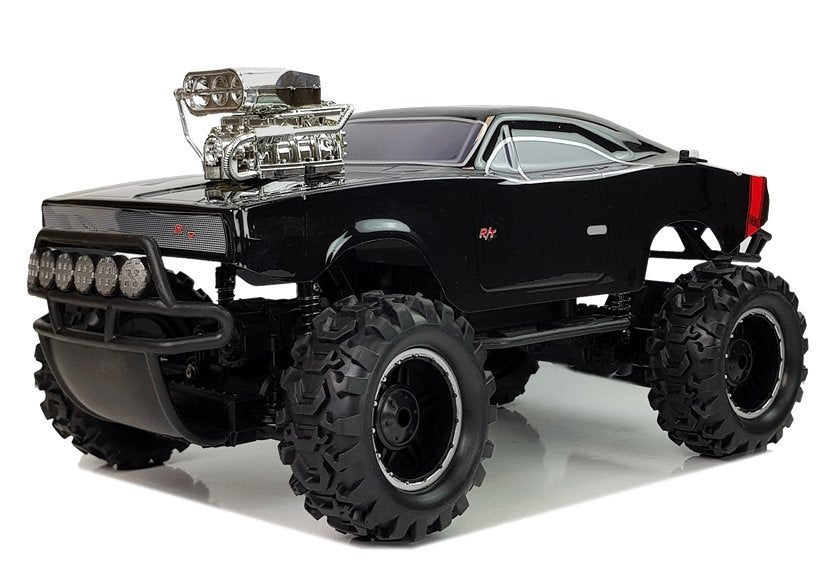 RC terénní auto 4x4 s dálkovým ovládáním 2.4G černé