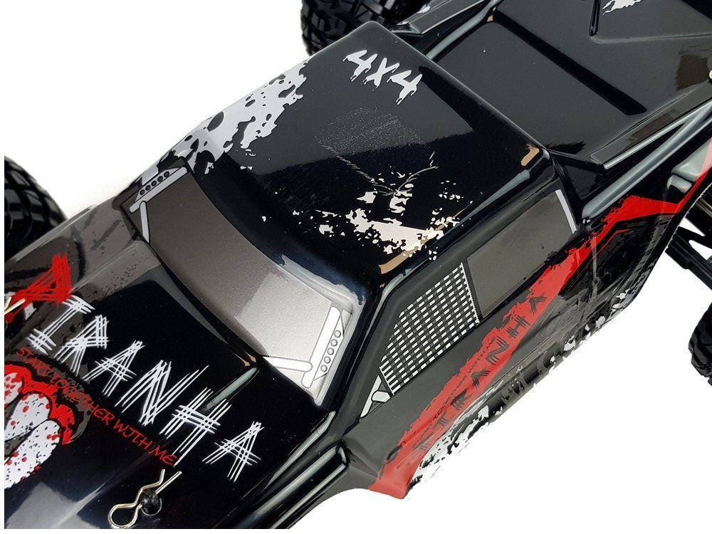RC terénní auto na dálkové ovládání 1:10 40 km/h červené