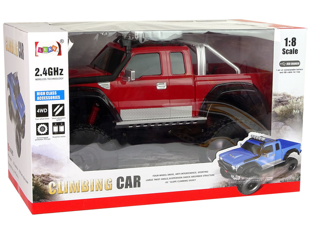 RC terénní auto na dálkové ovládání 1:8 4x4 červené