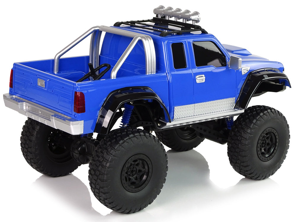 RC terénní auto na dálkové ovládání 1:8 4x4 s akumulátorem modré