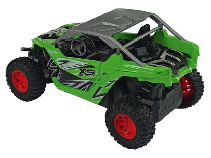 RC terénní auto na dálkové ovládání 27 MHz s baterií zelené