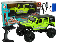 RC terénní auto Rock Crawler 2.4 GHz s amortizéry 4x4 zelené