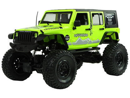 RC terénní auto Rock Crawler 2.4 GHz s amortizéry 4x4 zelené