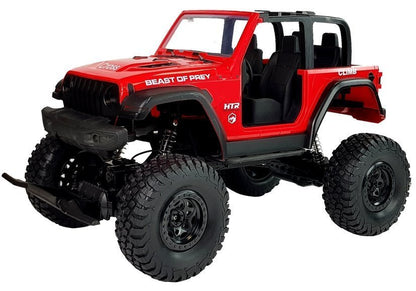 RC terénní jeep 2.4G červené auto na dálkové ovládání