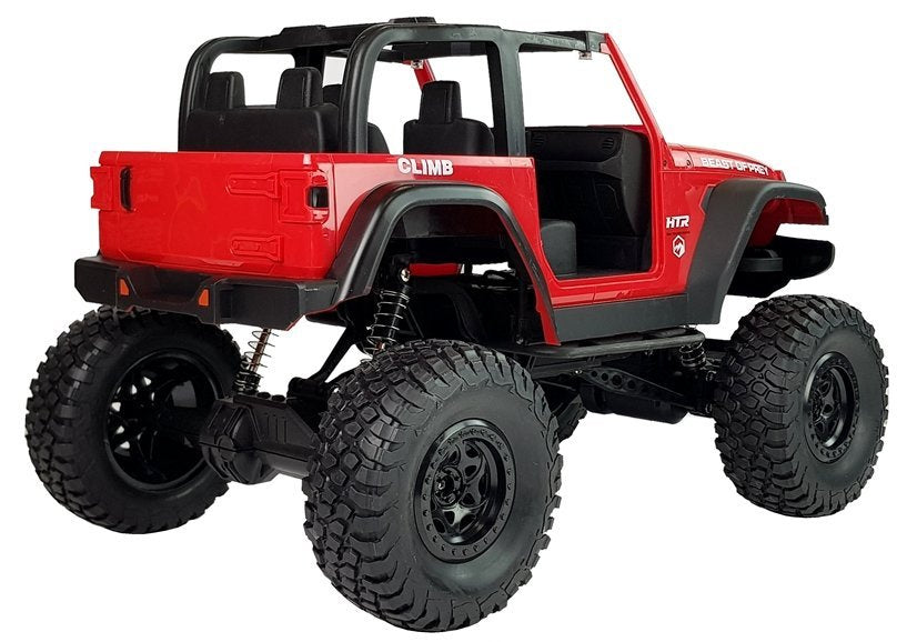 RC terénní jeep 2.4G červené auto na dálkové ovládání