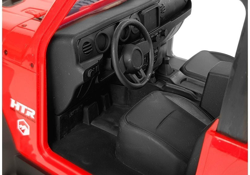 RC terénní jeep 2.4G červené auto na dálkové ovládání